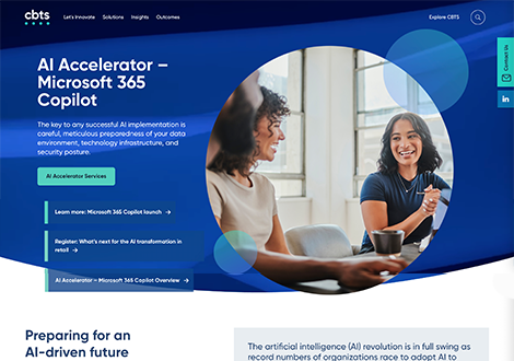 CBTS Website screenshot